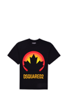 Dsquared2 Logo-print Cotton T-shirt In Back