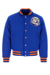 BILLIONAIRE BOYS CLUB BILLIONAIRE BOYS CLUB LOGO PATCH BUTTONED BOMBER JACKET