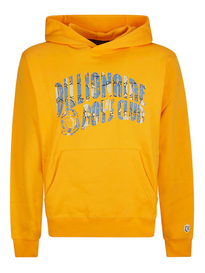 Billionaire Boys Club Logo-print Cotton Hoodie In Orange