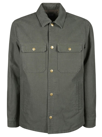 Apc A.p.c. Buttoned Long In Green