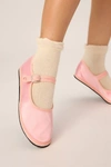 Vibi Venezia Mary Jane Flats In Pink