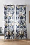 Anthropologie Besiana Curtain By  In Blue Size 108"