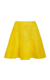 Safiyaa Kristi High-rise Mini Skirt In Yellow