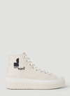 Isabel Marant Ecru High-top Sneakers For Women In Cream