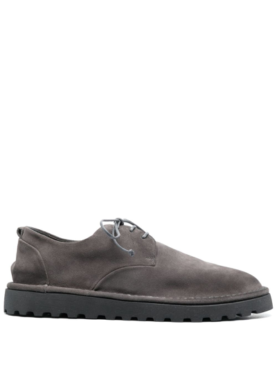 Marsèll Lace-up Suede Derby Shoes In Green
