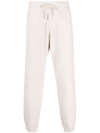 AUTRY BRUSHED-EFFECT COTTON TRACK PANT
