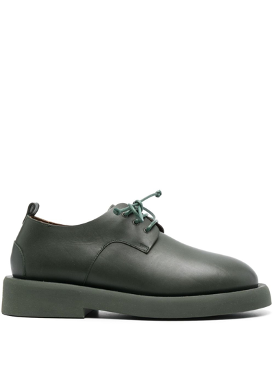 Marsèll Round Toe Oxford Shoes In Green