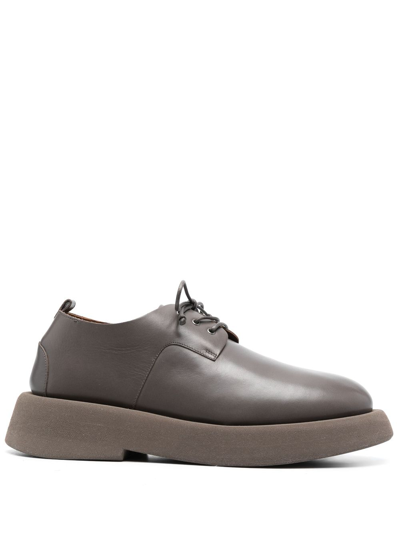 Marsèll Lace-up Fastening Leather Derby Shoes In Brown