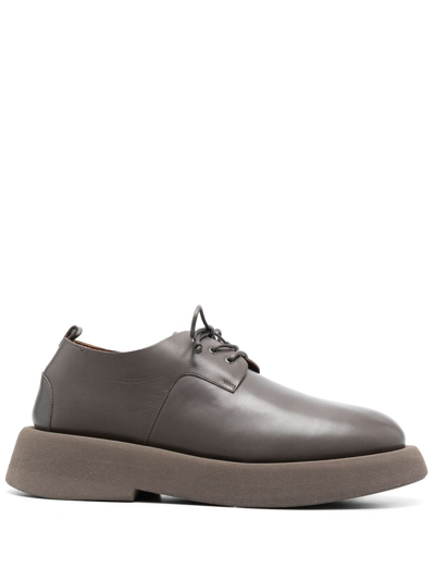 Marsèll Lace-up Fastening Leather Derby Shoes In Grey