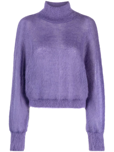 Alberta Ferretti Sweaters Purple