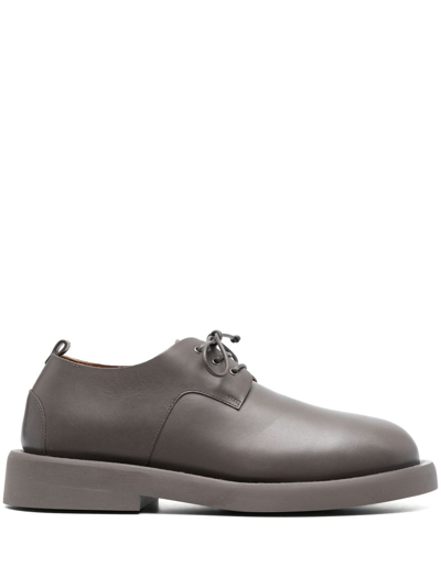 Marsèll Lace-up Leather Derby Shoes In Grey