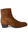 SAINT LAURENT SAINT LAURENT MAN SAINT LAURENT WYATT BROWN SUEDE ANKLE BOOTS