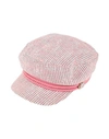 Elisabetta Franchi Woman Hat Pink Size 6 ⅞ Cotton, Acrylic, Polyester