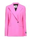 Msgm Suit Jackets In Pink