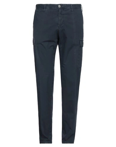 Pt Torino Man Pants Midnight Blue Size 36 Cotton, Lyocell, Elastane