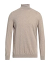 Malo Man Turtleneck Dove Grey Size 32 Cashmere