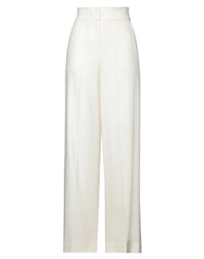 Maria Vittoria Paolillo Mvp Woman Pants Cream Size 8 Viscose, Wool In White