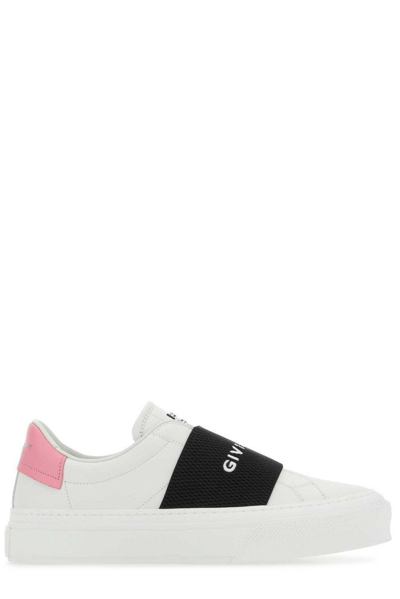 Givenchy Leather Logo-print Sneakers In White