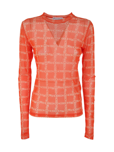 Jw Anderson J.w. Anderson Printed Underpinning In Orange