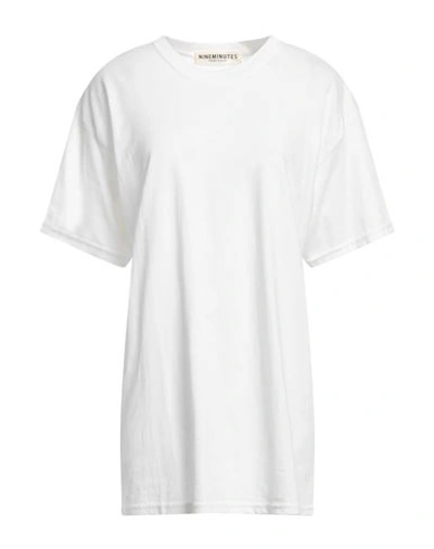 Nineminutes Woman T-shirt White Size L Cotton