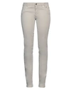 Siviglia Woman Pants Light Grey Size 30 Cotton, Elastane