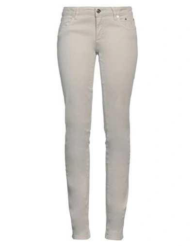Siviglia Woman Pants Light Grey Size 31 Cotton, Elastane