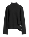 Vertige Woman Turtleneck Black Size S Viscose, Polyamide, Wool, Cashmere