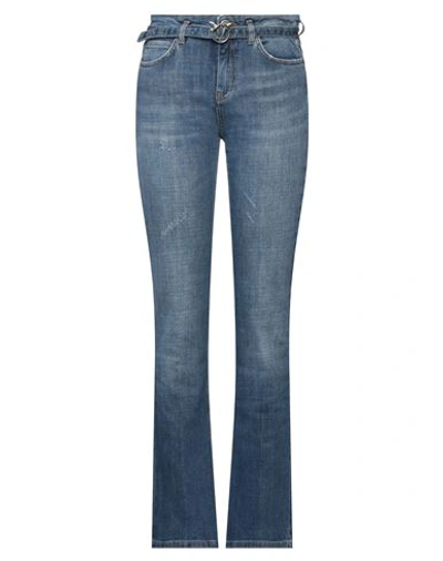 Pinko Woman Jeans Blue Size 27 Cotton, Lyocell, Elastomultiester, Elastane