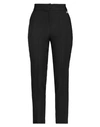 Mdm Mademoiselle Du Monde Woman Pants Black Size 8 Polyester, Rayon, Elastane In Black