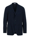 Boglioli Man Suit Jacket Midnight Blue Size 44 Virgin Wool In Blue
