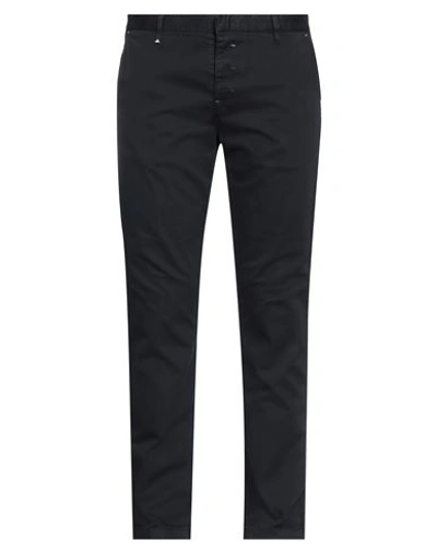 Berna Man Pants Midnight Blue Size 30 Cotton, Elastane In Blue