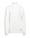 Victor Cool Man Turtleneck Ivory Size 3xl Cotton, Polyester, Polyamide, Acrylic, Wool In White
