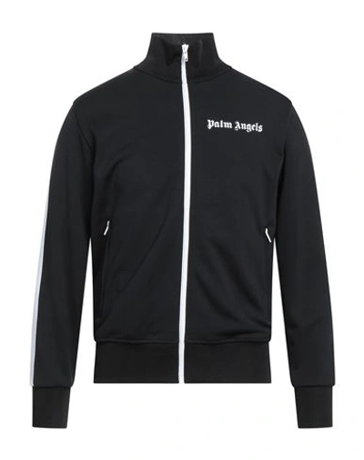 Palm Angels Sweatshirts In Black