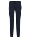 Armani Jeans Woman Pants Navy Blue Size 32 Cotton, Elastane