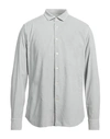 Tintoria Mattei 954 Man Shirt Light Grey Size 16 ½ Cotton