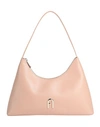 Furla Woman Shoulder Bag Light Brown Size - Calfskin In Beige