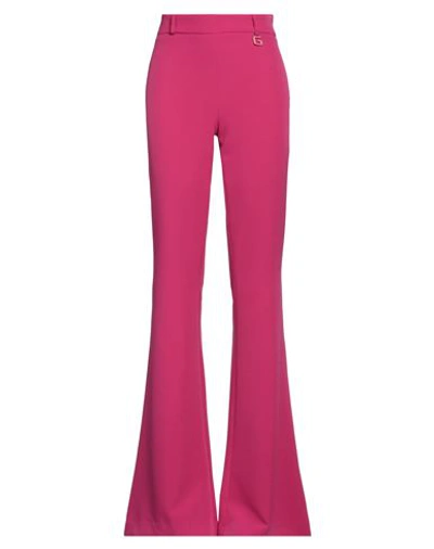 GAELLE PARIS GAËLLE PARIS WOMAN PANTS FUCHSIA SIZE 2 POLYESTER, ELASTANE
