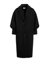 Toy G. Woman Coat Black Size 6 Polyester, Viscose, Wool