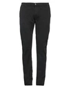 Grey Daniele Alessandrini Man Pants Black Size 30 Cotton, Elastane