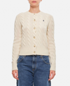 Polo Ralph Lauren Wool Cashmere Cardigan In White