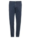 Pt Torino Man Pants Navy Blue Size 35 Cotton, Elastane