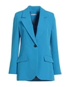 Biancoghiaccio Suit Jackets In Blue