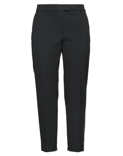 Peserico Woman Pants Black Size 14 Polyester, Viscose, Cotton, Elastane