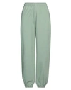 Nike Woman Pants Sage Green Size Xl Cotton, Polyester