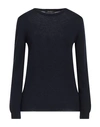 Aragona Woman Sweater Midnight Blue Size 10 Cashmere