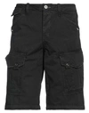 Berna Man Shorts & Bermuda Shorts Black Size 34 Cotton
