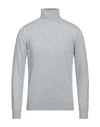 Diktat Man Turtleneck Grey Size Xl Cashmere