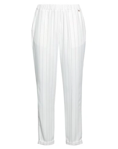 Gai Mattiolo Woman Pants White Size 8 Polyester, Rayon