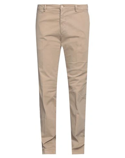 Martin Zelo Man Pants Beige Size 40 Cotton, Elastane