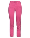 Nine:inthe:morning Nine In The Morning Woman Jeans Magenta Size 25 Cotton, Polyester, Elastane In Magenta